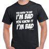 Michael Jackson - BAD Lyrics T Shirt-4350