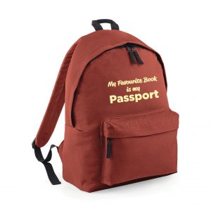 My Favourite Book is My Passport Rucksack - Fantastic 4 colours - Unique to Hokey Cokey INCLUDING FREE DELIVERY-0