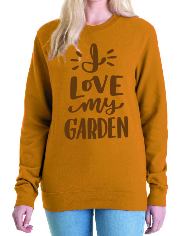I Love My Garden – Sustainable Organic Unisex Sweatshirt