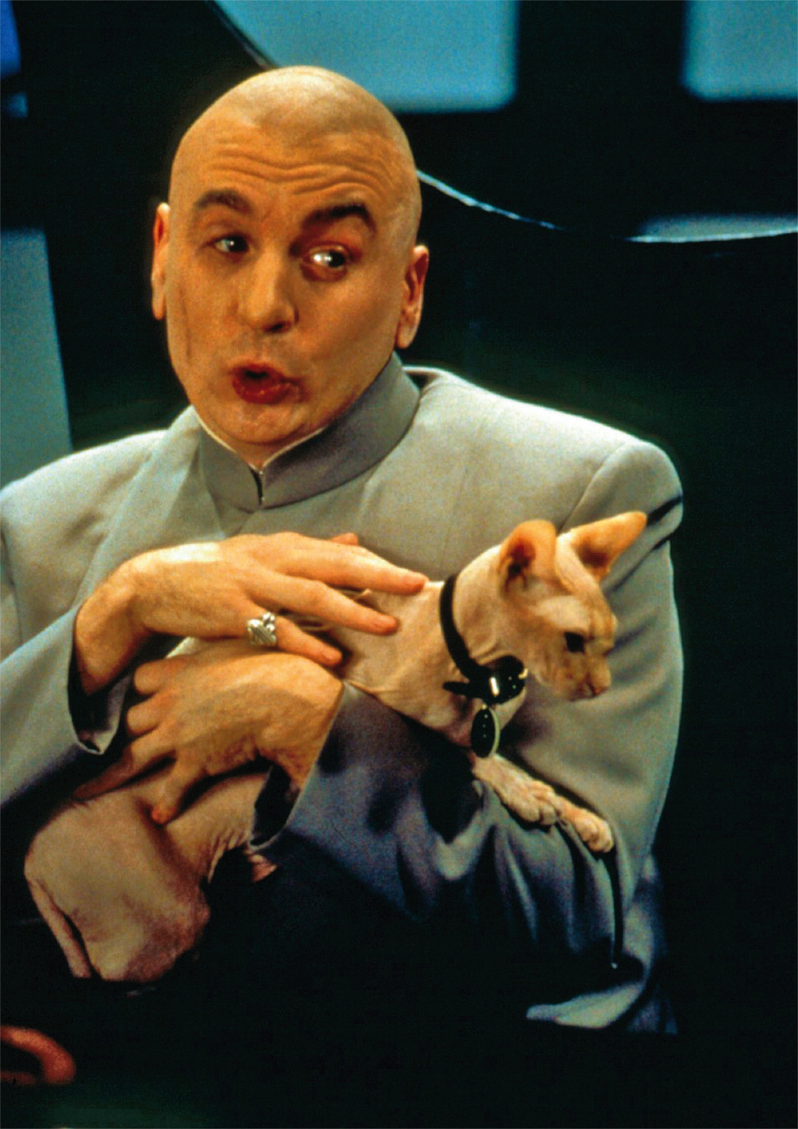 Austin Powers Dr. Evil Cat Poster