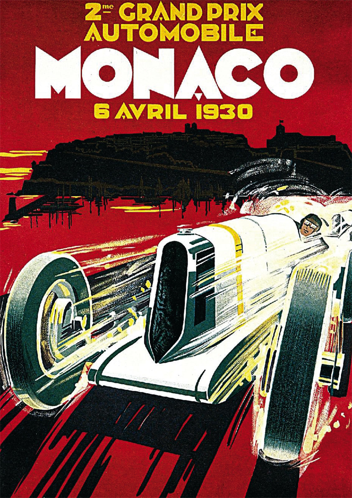 Monaco Grand Prix F1 1930 Repro POSTER