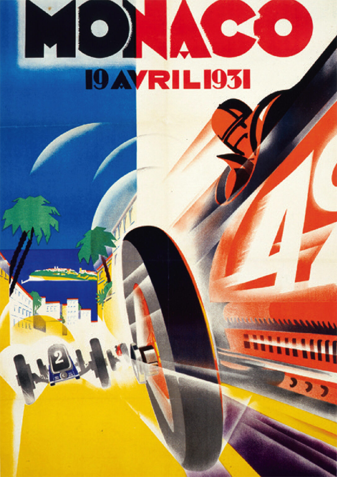 Monaco Grand Prix F1 1931 Repro POSTER - Hokey Cokey