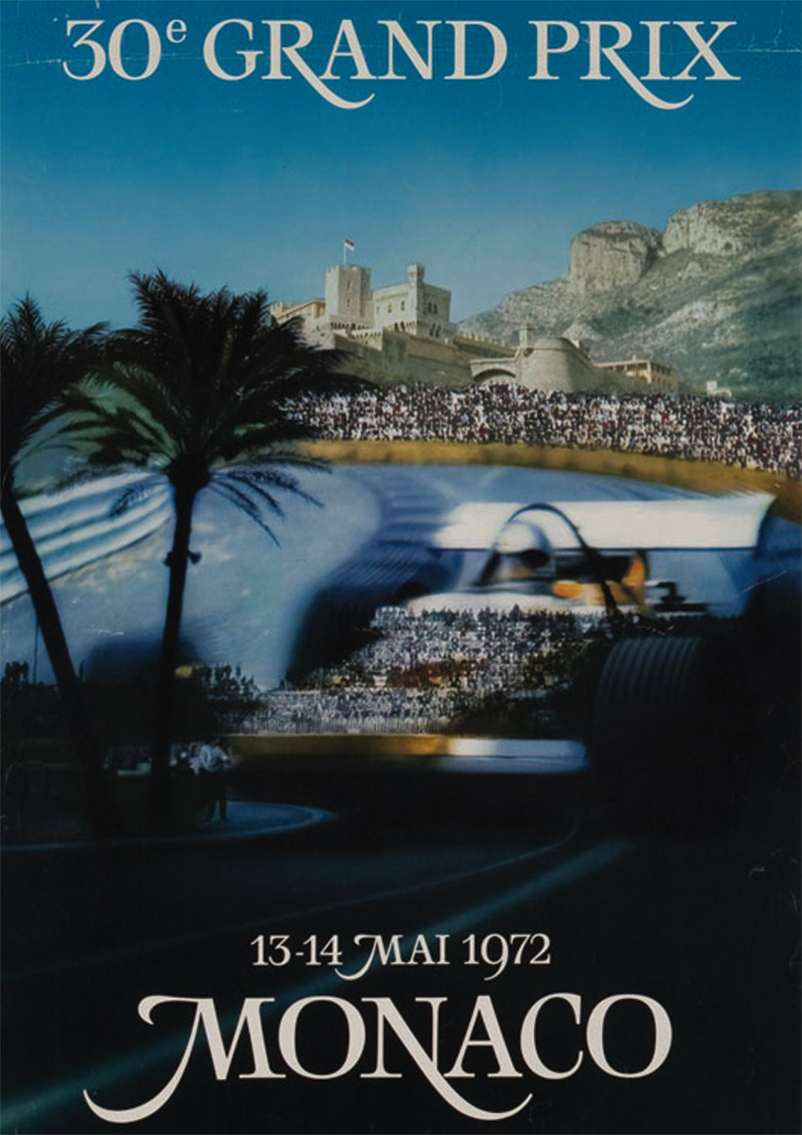 Monaco Grand Prix F1 1972 Repro POSTER