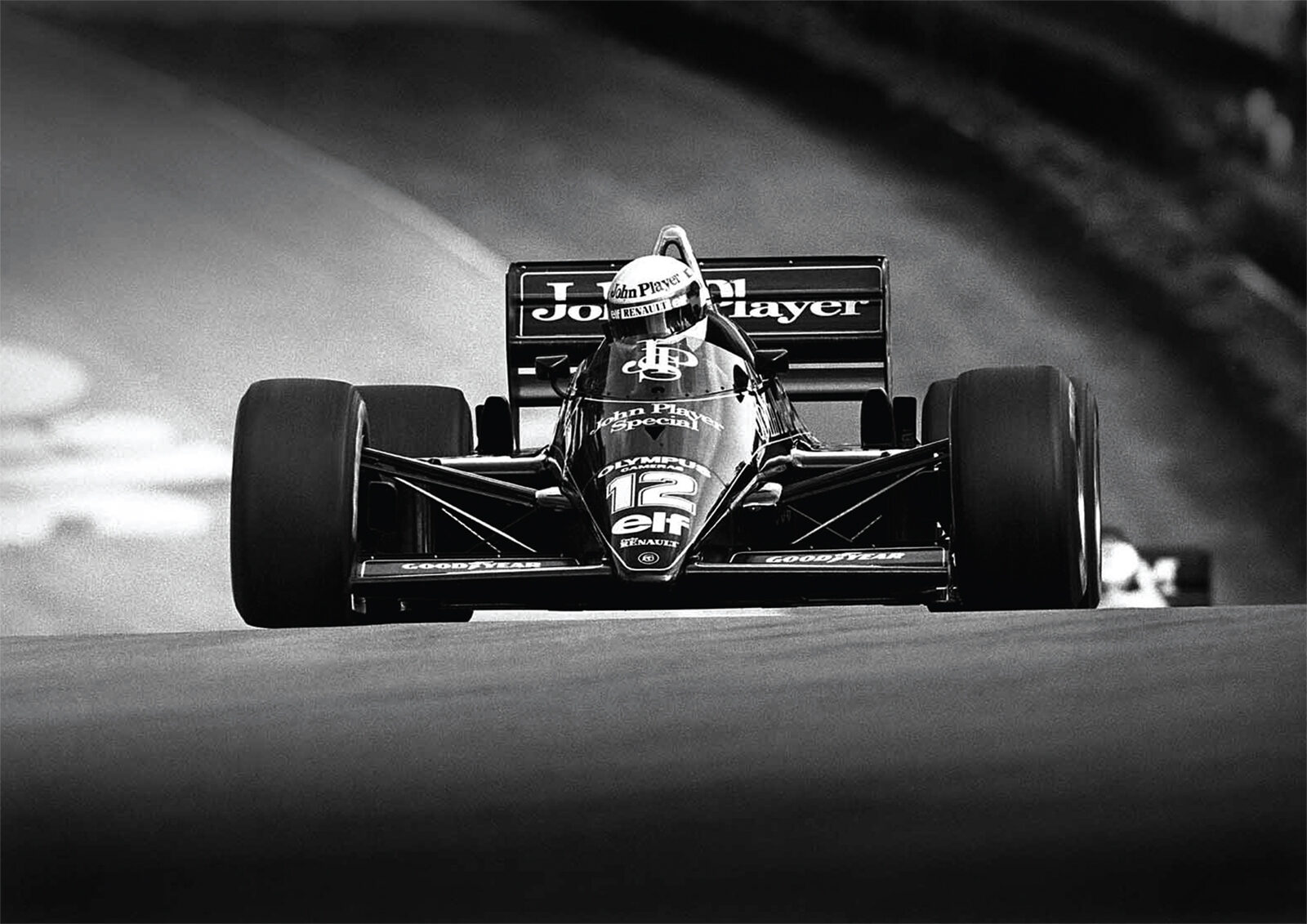 Nigel Mansell F1 Lotus Great BW New POSTER