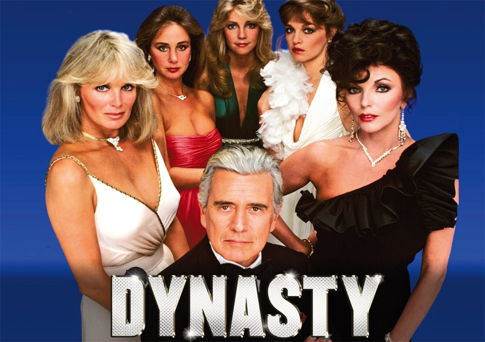 Dynasty Joan Collins Cast Txt Poster