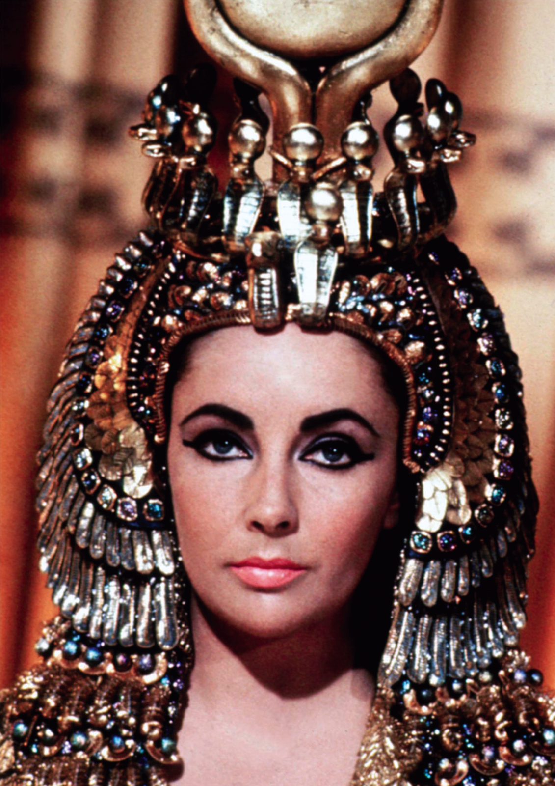 Elizabeth Taylor Cleopatra Film Scene POSTER Headgear