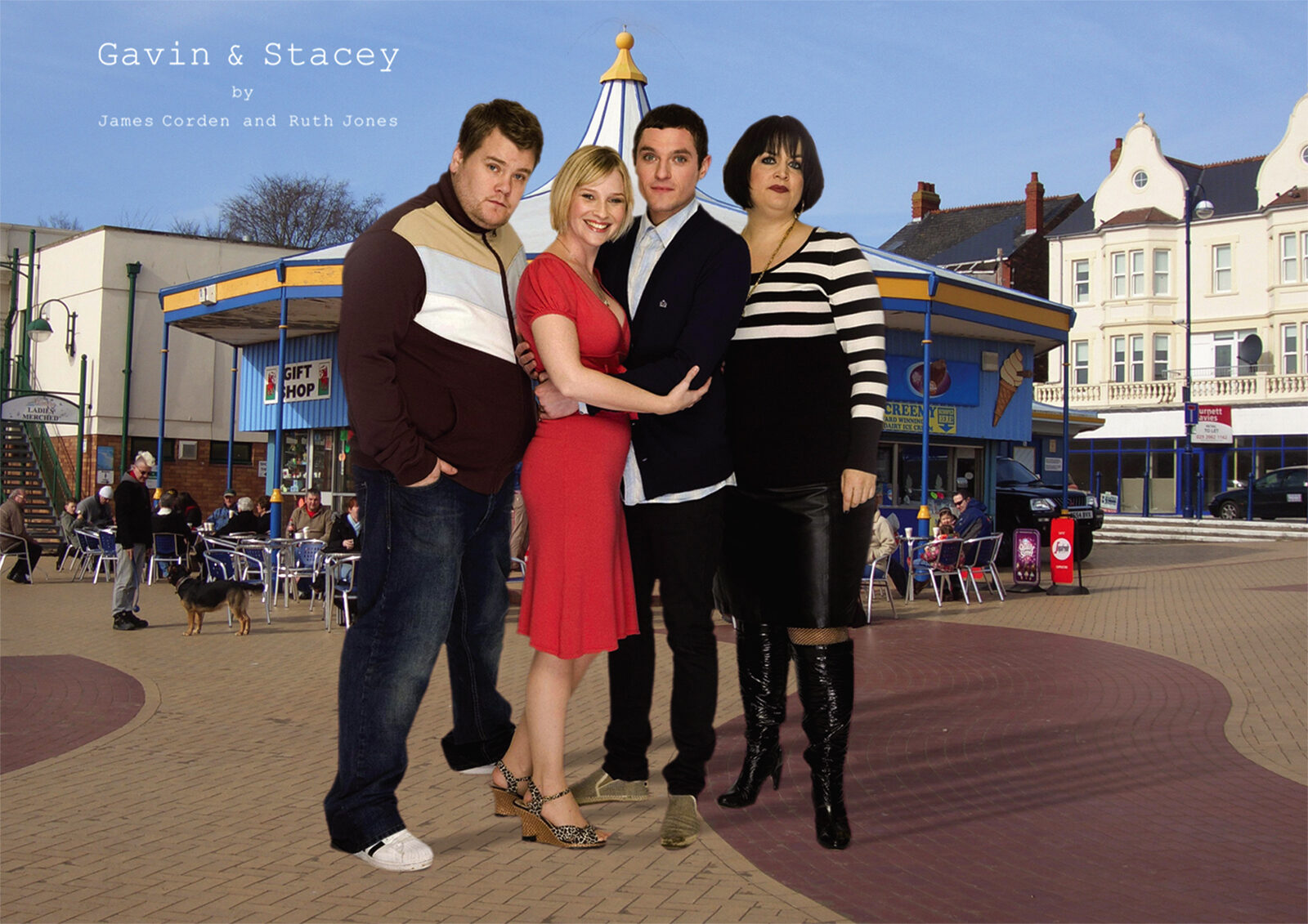 Gavin and Stacey James Corden Nessa Cast POSTER