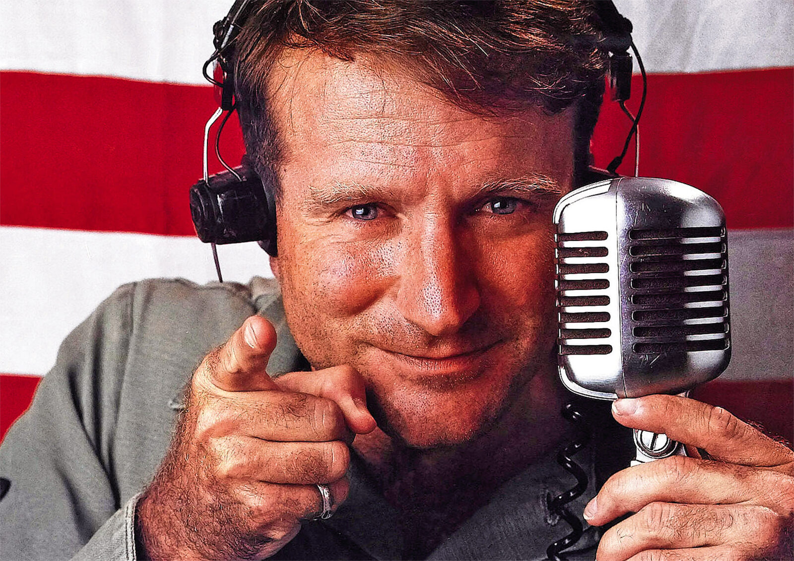 Good Morning Vietnam Robin Williams Mike Poster