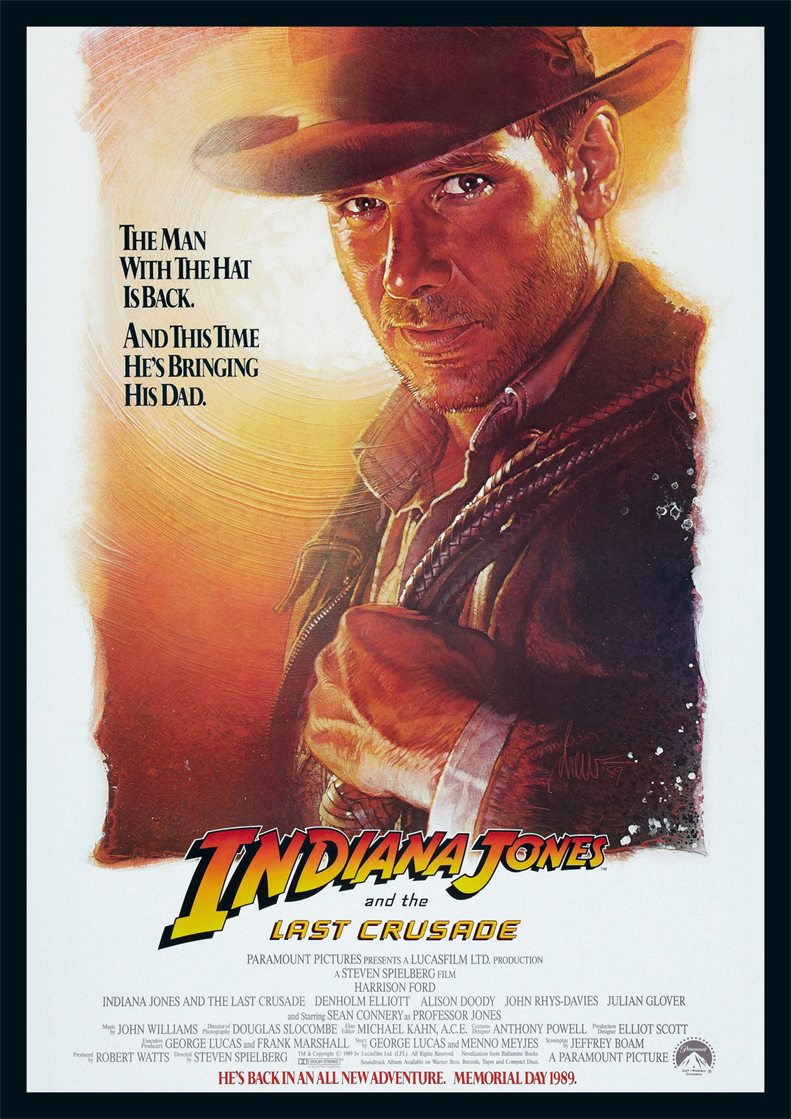Indiana Jones Harrison Ford Repro Film LC POSTER