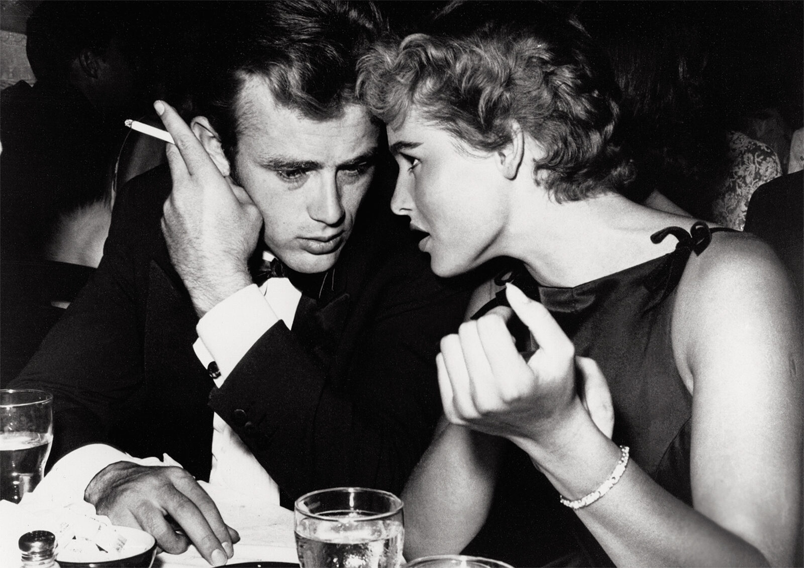 James Dean and Ursula Andress Awesome BW Poster