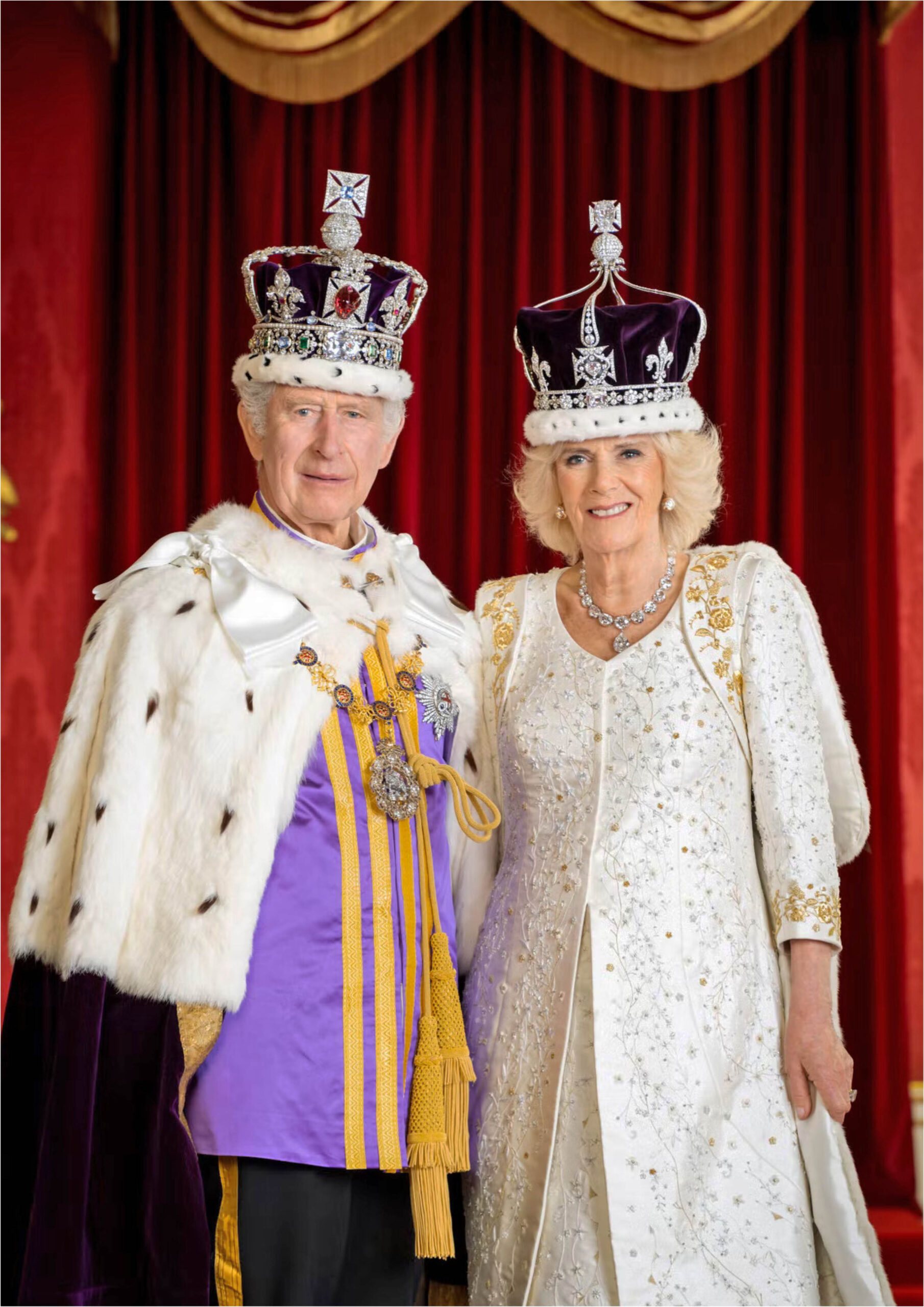 King Charles & Queen Camilla Coronation POSTER
