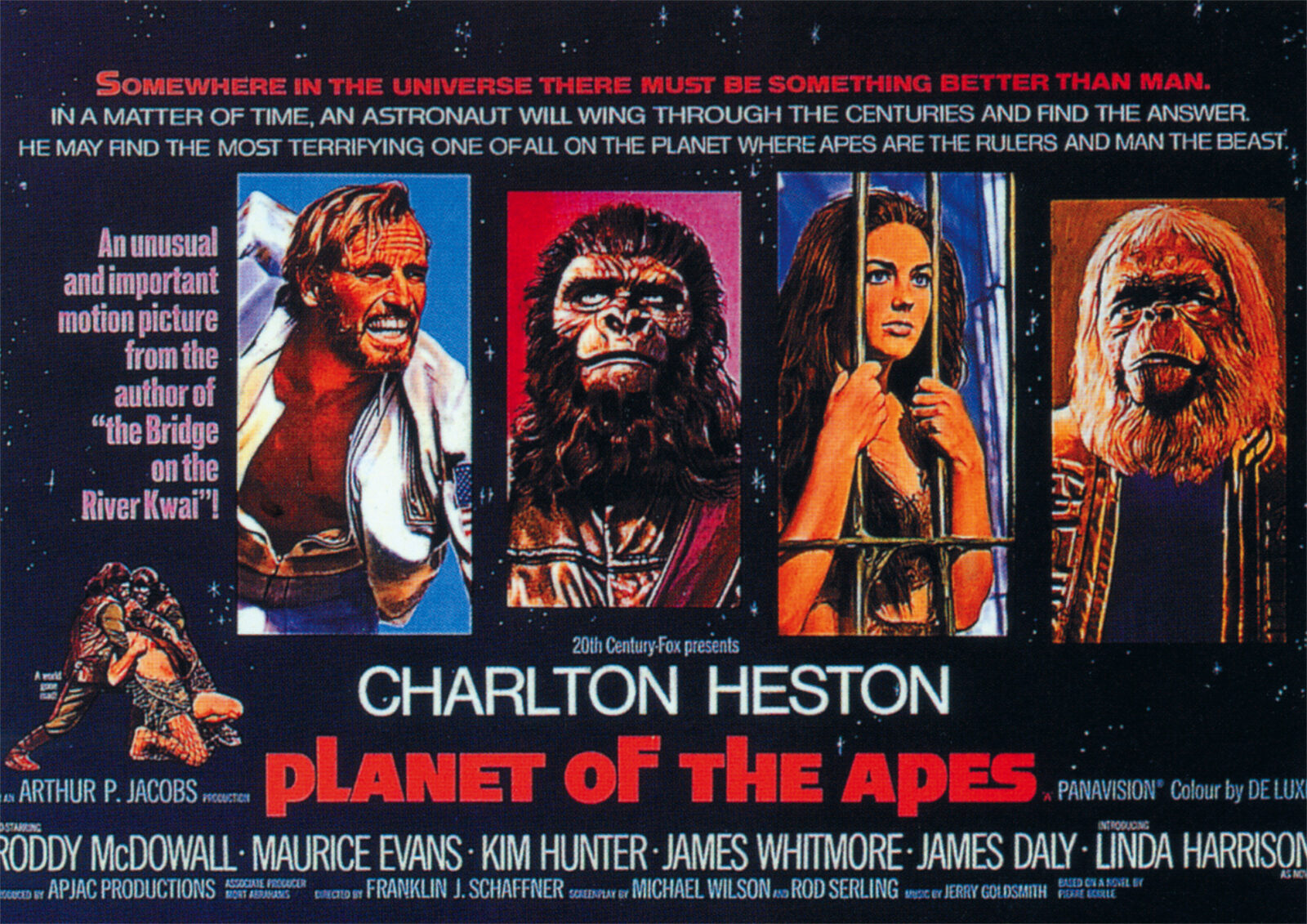Planet of the Apes Great 1960’s Repo Film Poster