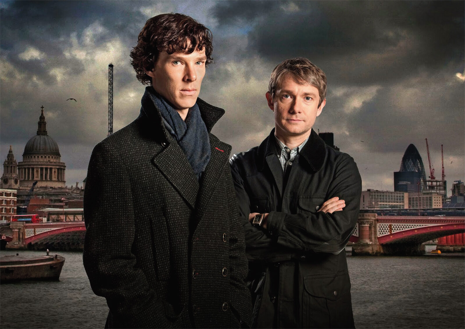 Sherlock and Watson Benedict Cumberbatch POSTER